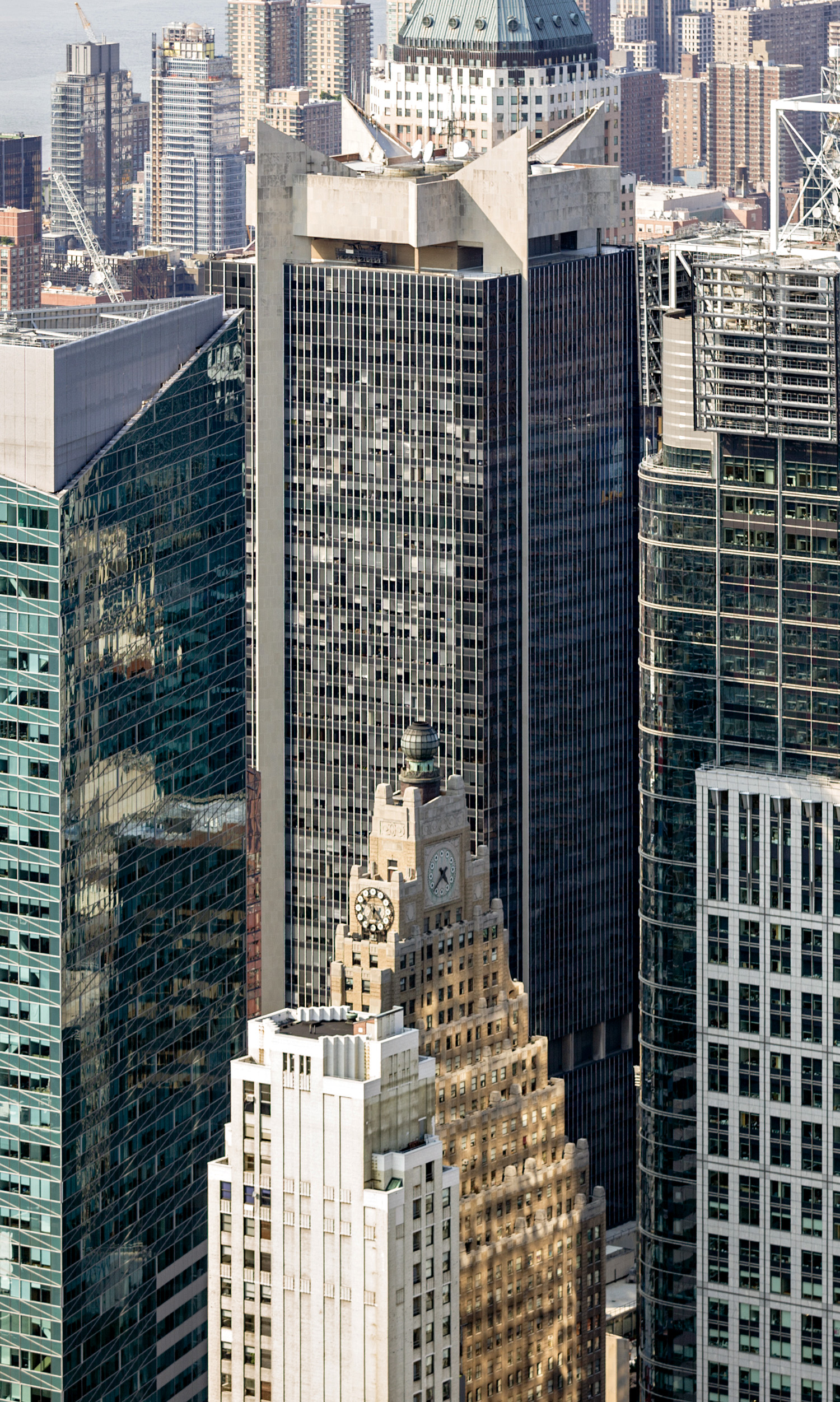 One Astor Plaza, New York City - View from Empire State Building. © Mathias Beinling
